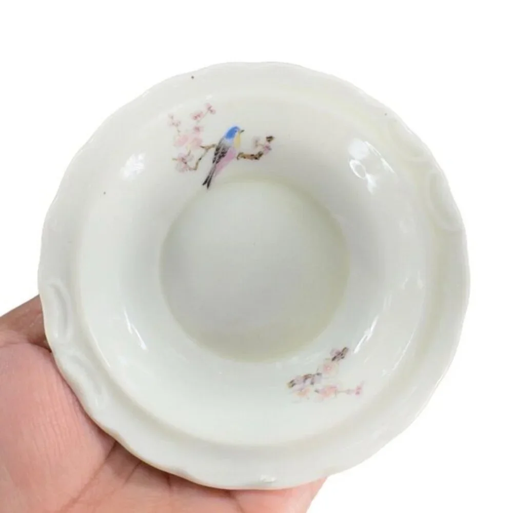 Takahashi East Wind San Francisco Porcelain Trinket Bowl Dish‎ Candle Holder VTG